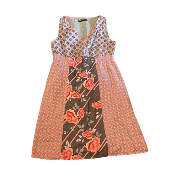 Soyaconcept patchwork sleeveless countrycore sleeveless grannycore dress size 40 - Picture 9 of 14